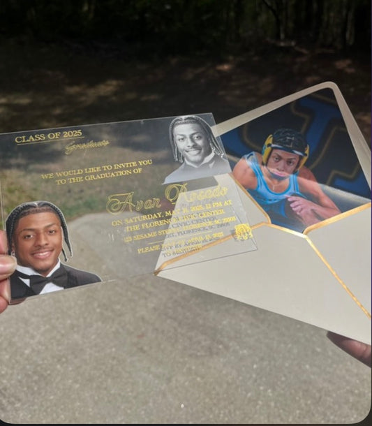 Custom Acrylic Invitations (Premium)
